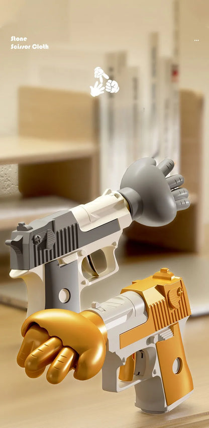 אקדח אבן־נייר־מספריים – המשחק הקלאסי בגירסה הכי מגניבה שיש